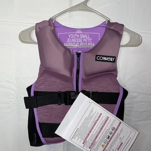 NWT!! Connelly Youth Classic Neo Vest Girls Size Small 55-75 lbs Purple